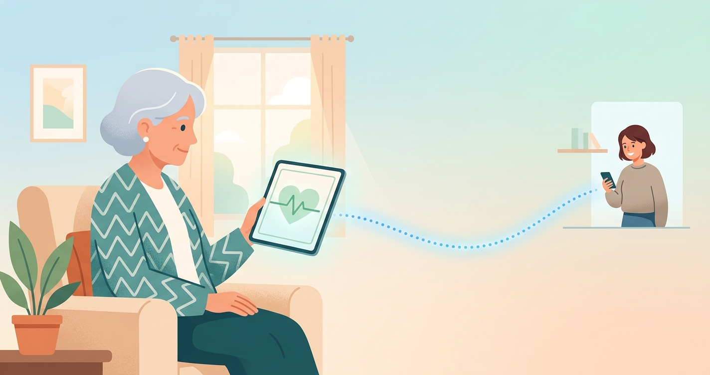 Can an app help my family keep an eye on Grandma's health from afar?