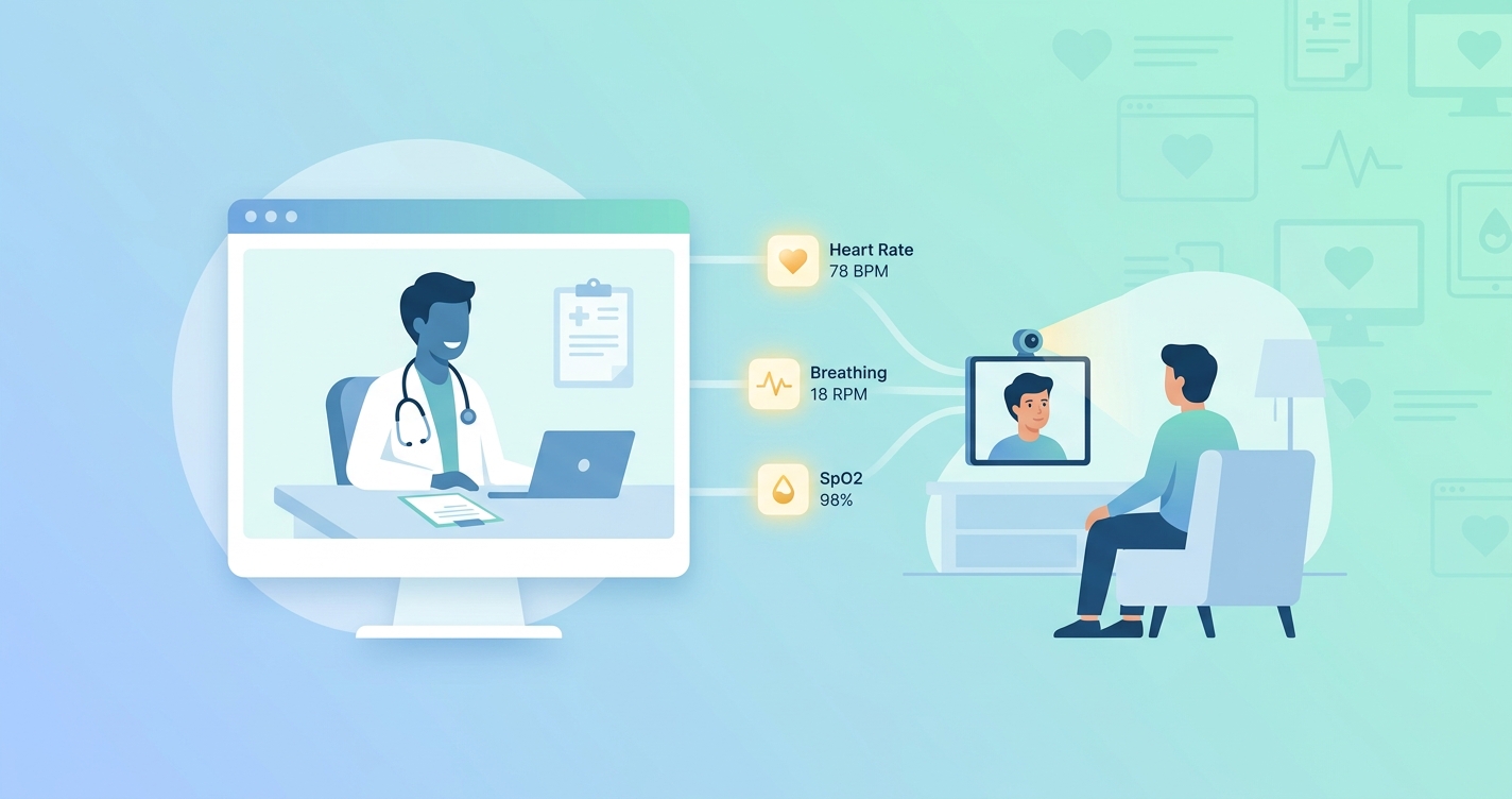 Why are telehealth companies quietly adding camera-based vitals to their platforms?